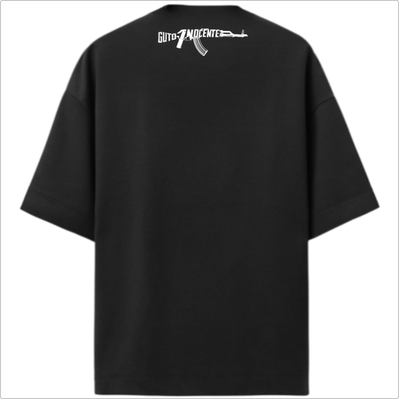 Camiseta Oversized Premium - Boxe de Rua x Guto Inocente